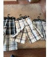 Boys Belted Yarn Dyed Plaid Shorts. 18224pcs. EXW Los Angeles